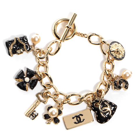 chanel gold charm|Chanel charms for women.